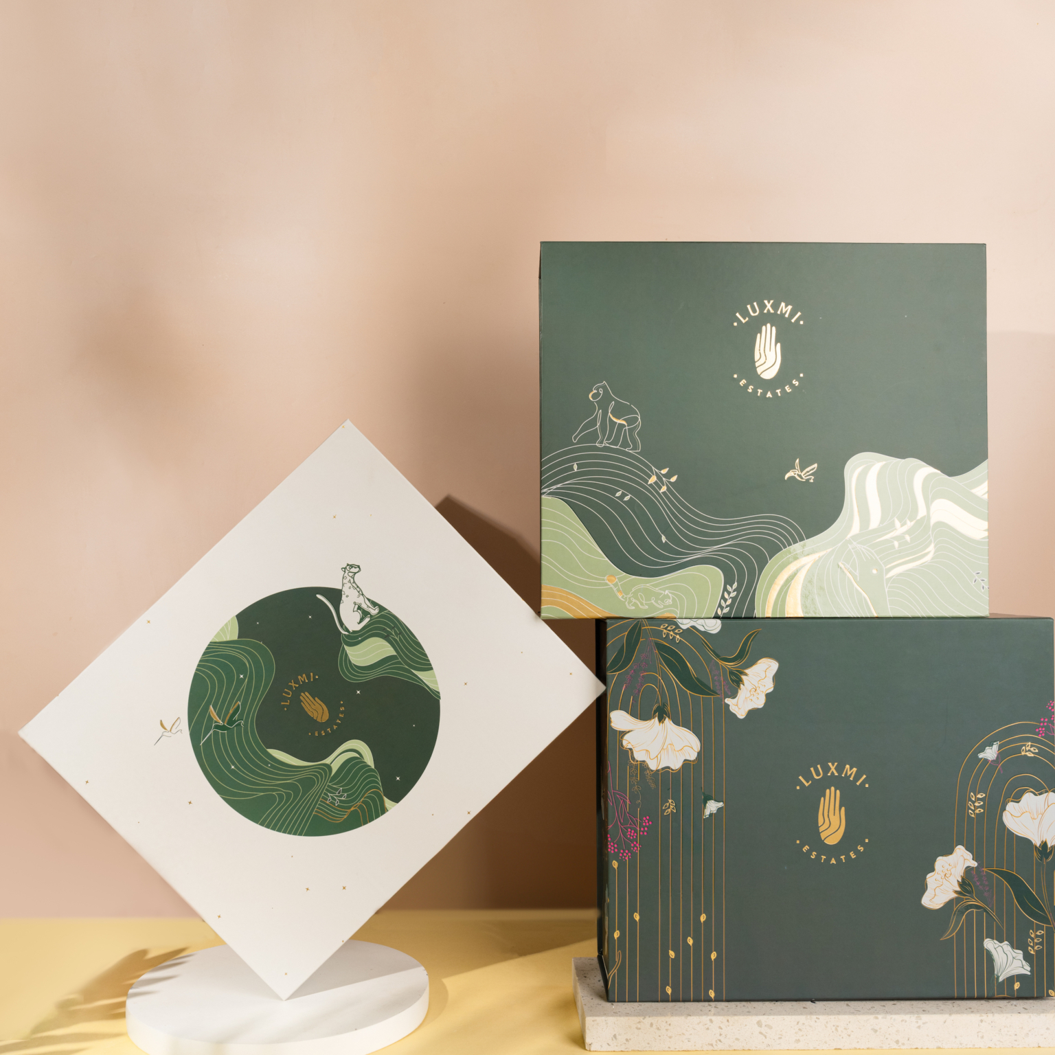 Luxmi Estates Packaging Design