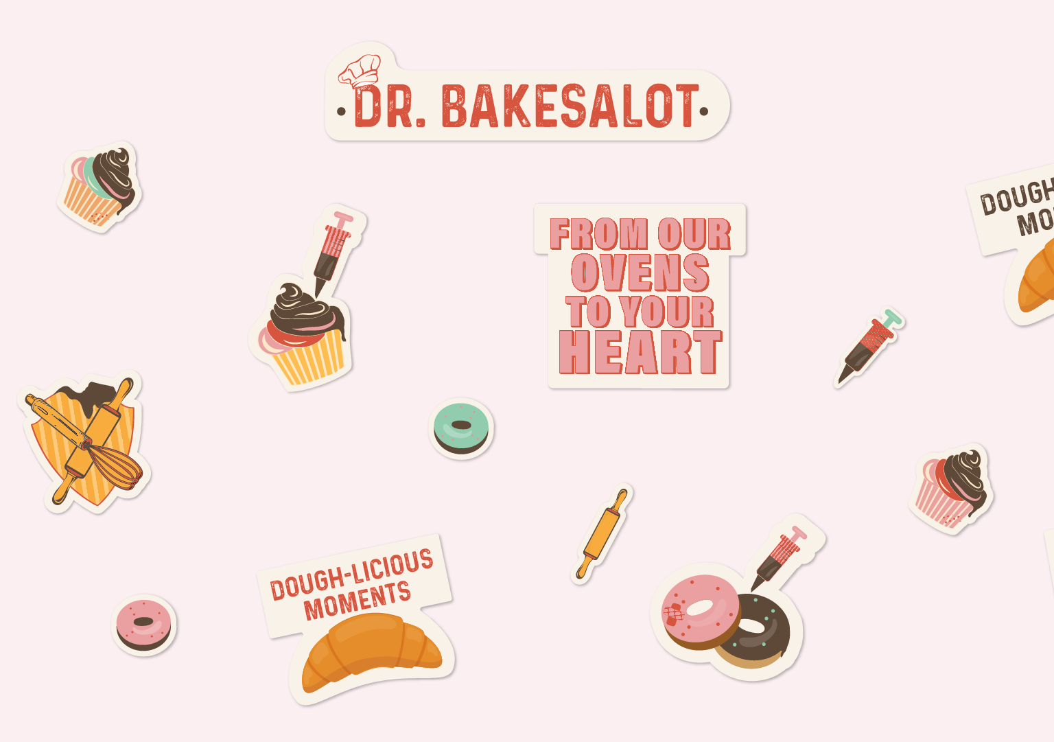 Dr. Bakesalot Stickers