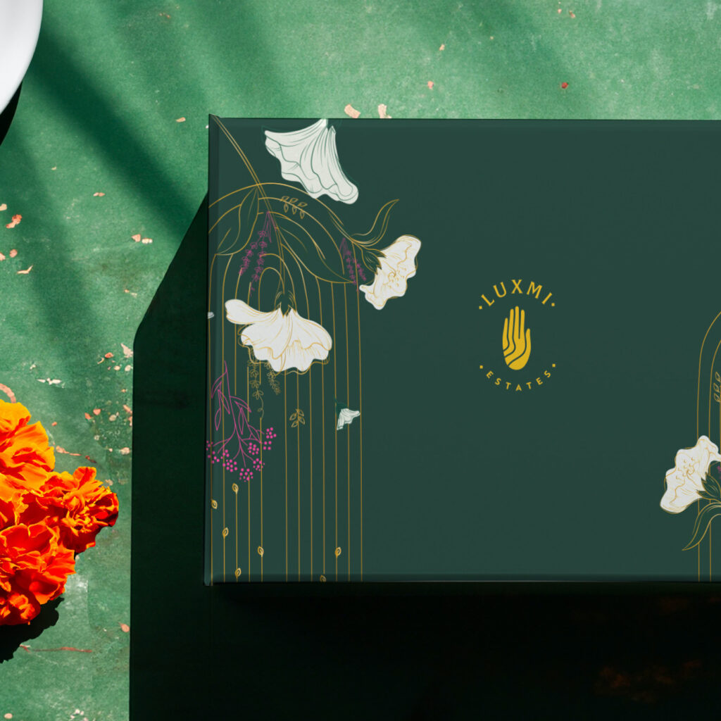 Luxmi Estates Packaging Design