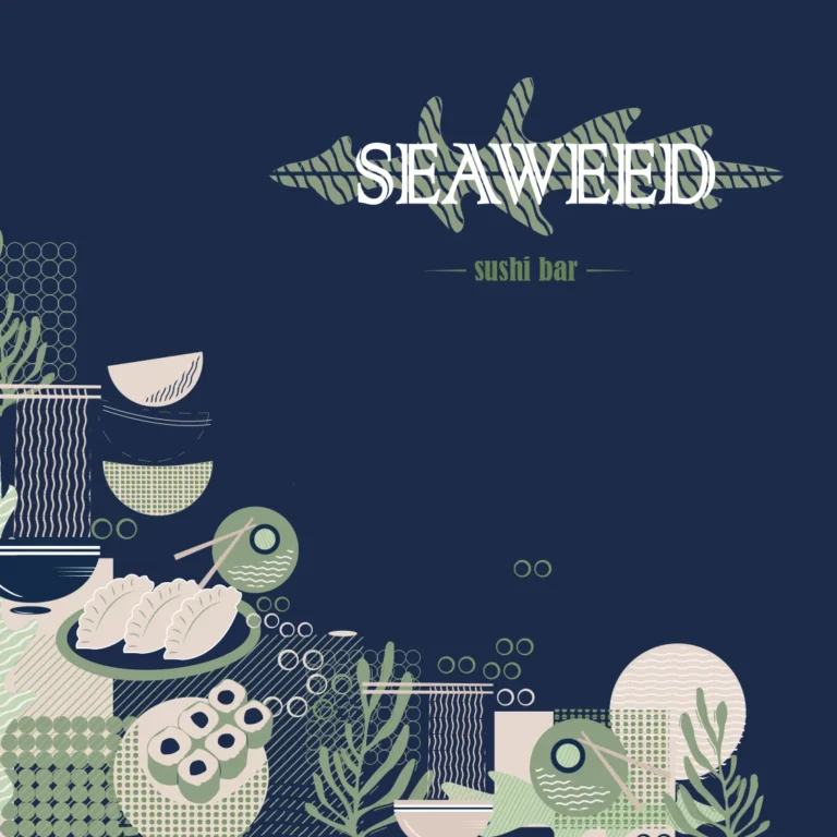 Seaweed Sushi Bar Branding